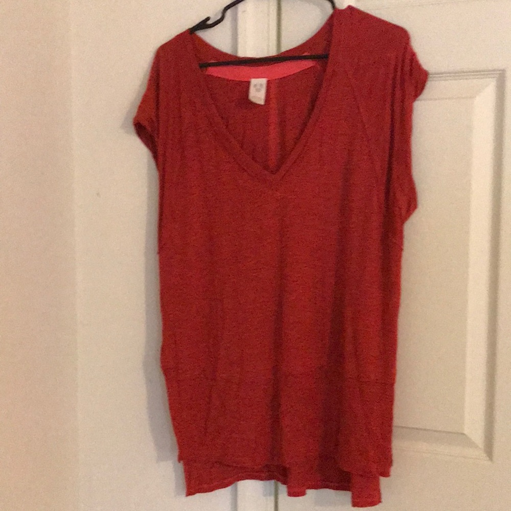 We The Free, Tunic top, size small, red, loose fit